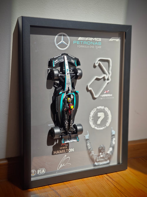 Cuadro decorativo 3D de F1 Lewis Hamilton
