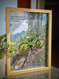 Cuadro en 3D Bicicleta de montaña - "EL SUEÑO DEL BOSQUE"