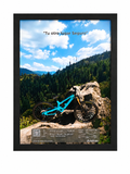Cuadro Decorativo 3D MTB – “Tu Otro Lugar Seguro” | Decoración y Regalo para Ciclista