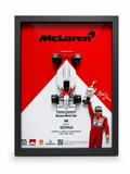 Cuadro Decorativo 3D F1 – Ayrton Senna McLaren MP4/6 1991 | Regalo Coleccionista