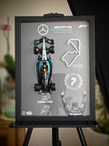 Cuadro decorativo 3D de F1 Lewis Hamilton