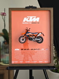 Cuadro en 3D Supermoto KTM 690 SMC R