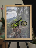 Cuadro en 3D Bicicleta de montaña - "EL SUEÑO DEL BOSQUE"
