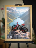 Cuadro en 3D Bicicleta de montaña - "EL SUEÑO DEL BOSQUE"