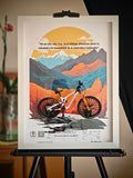 Cuadro en 3D Bicicleta de montaña - "EL DIÁLOGO INDOMABLE"