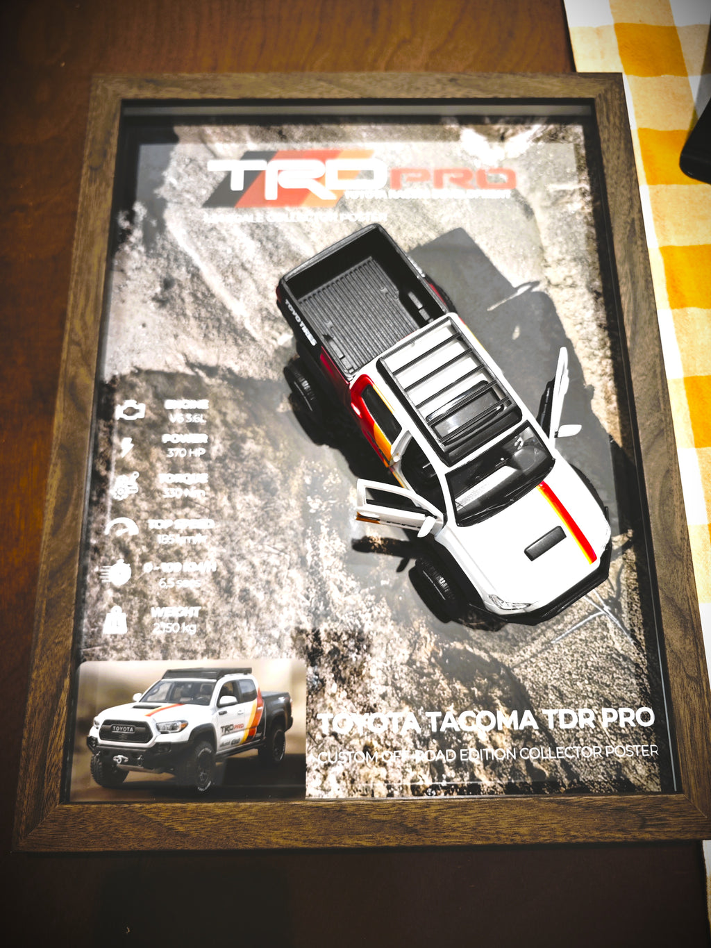 Cuadro 3D Premium Toyota Tacoma TRD Pro 1:24