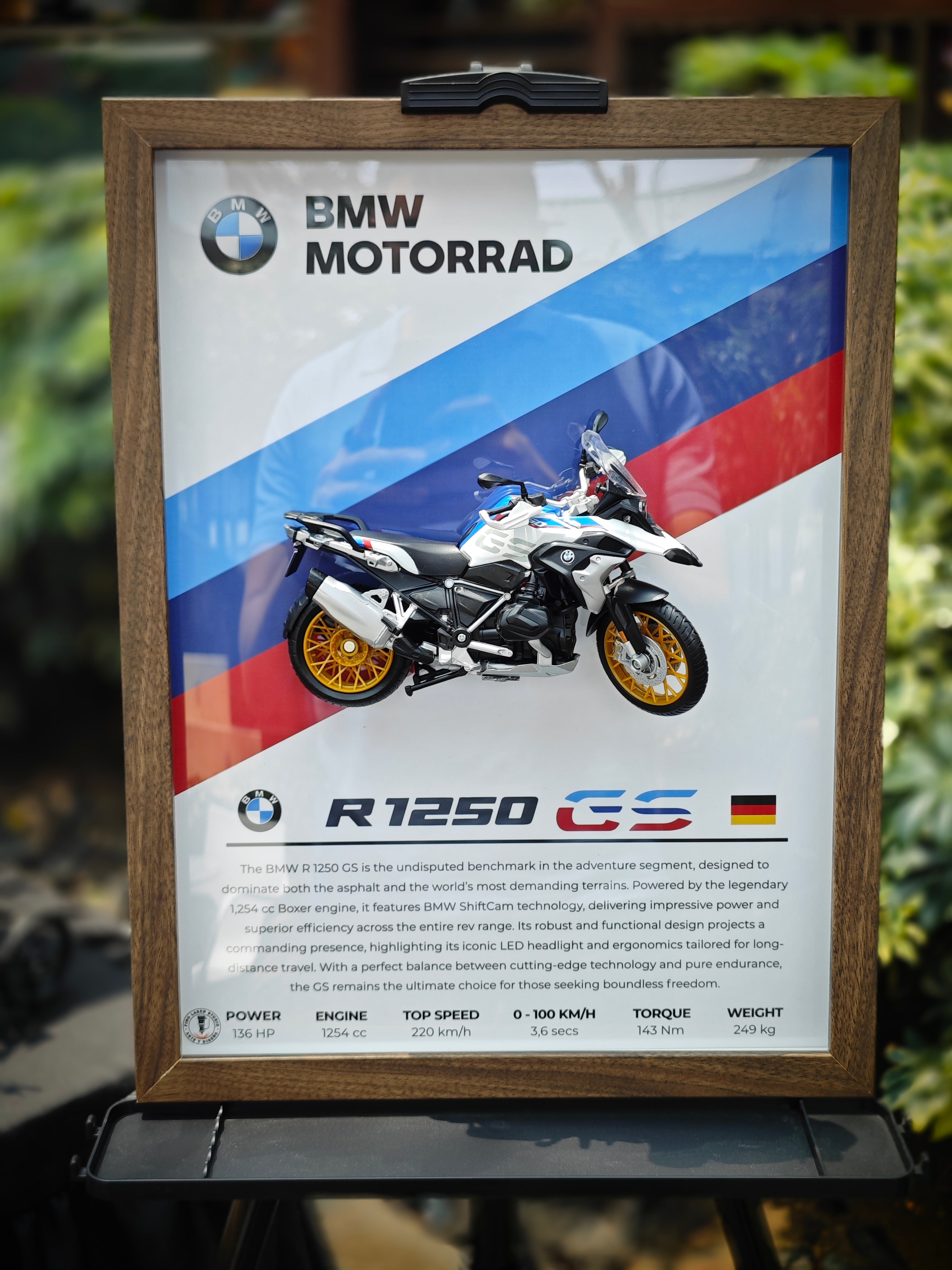 Cuadro Decorativo 3D BMW R 1250 GS
