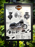 Cuadro Decorativo 3D Harley-Davidson Touring