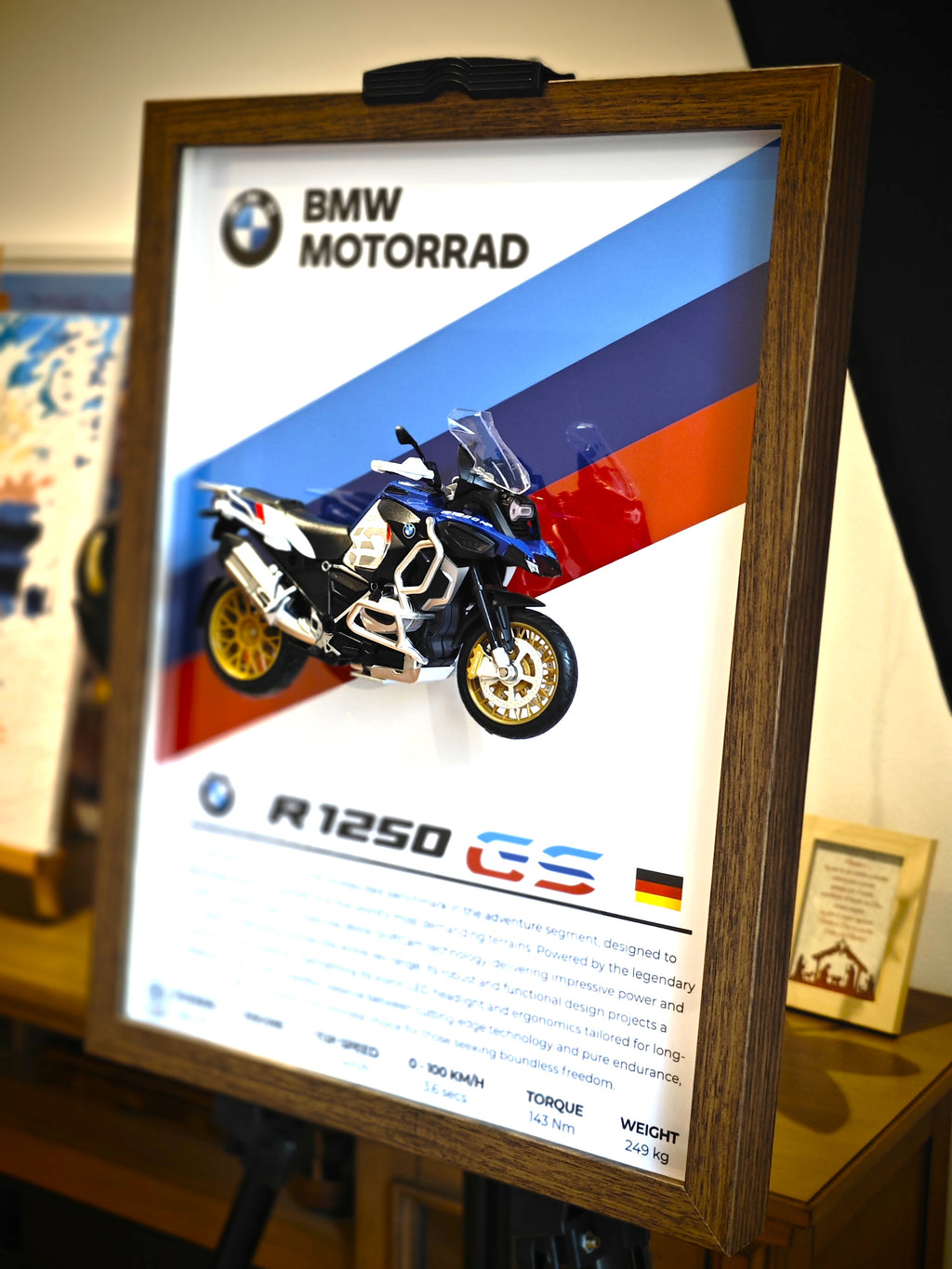 Cuadro Decorativo 3D BMW R 1250 GS