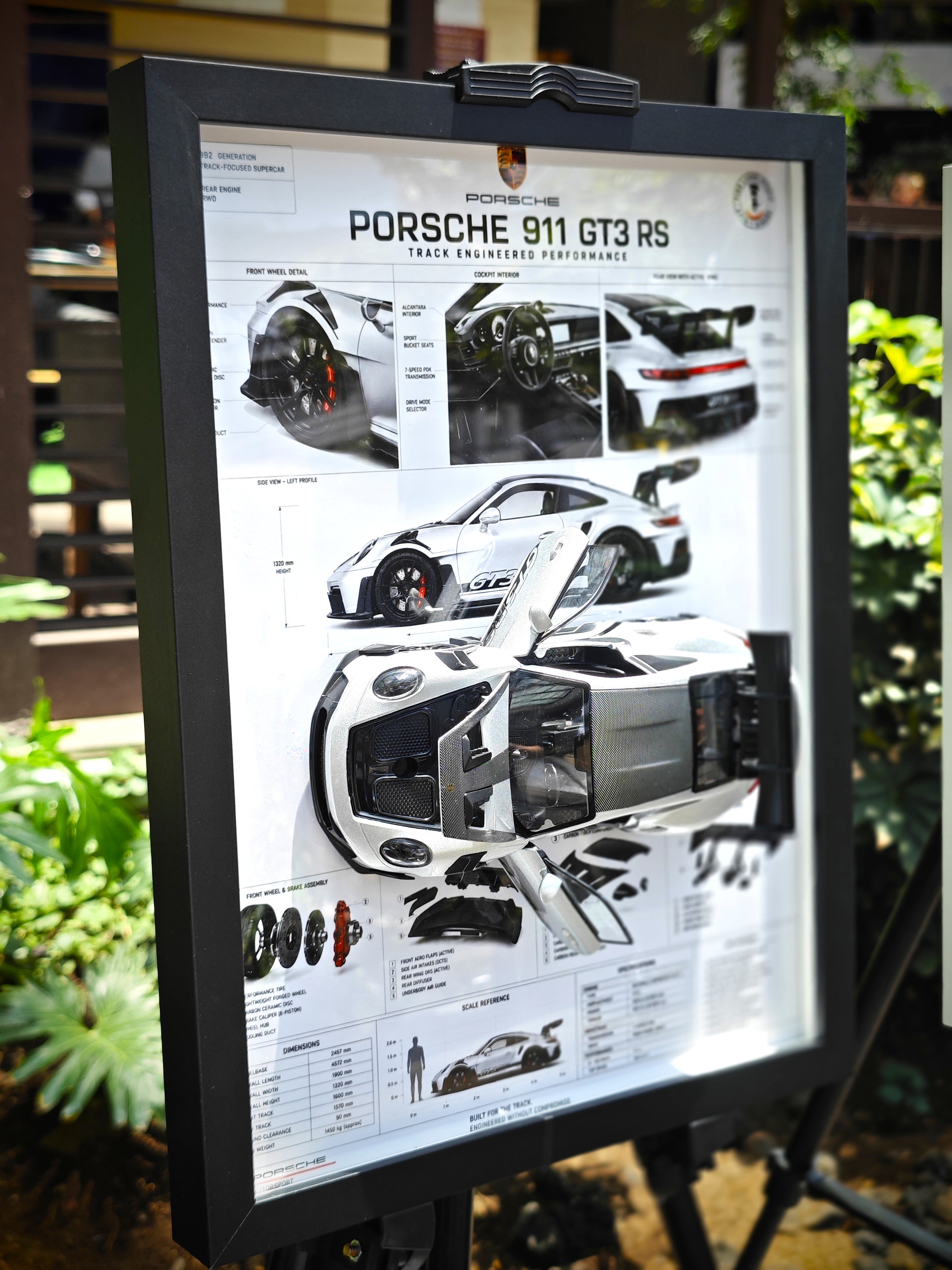 Cuadro Decorativo 3D Porsche 911 GT3 RS