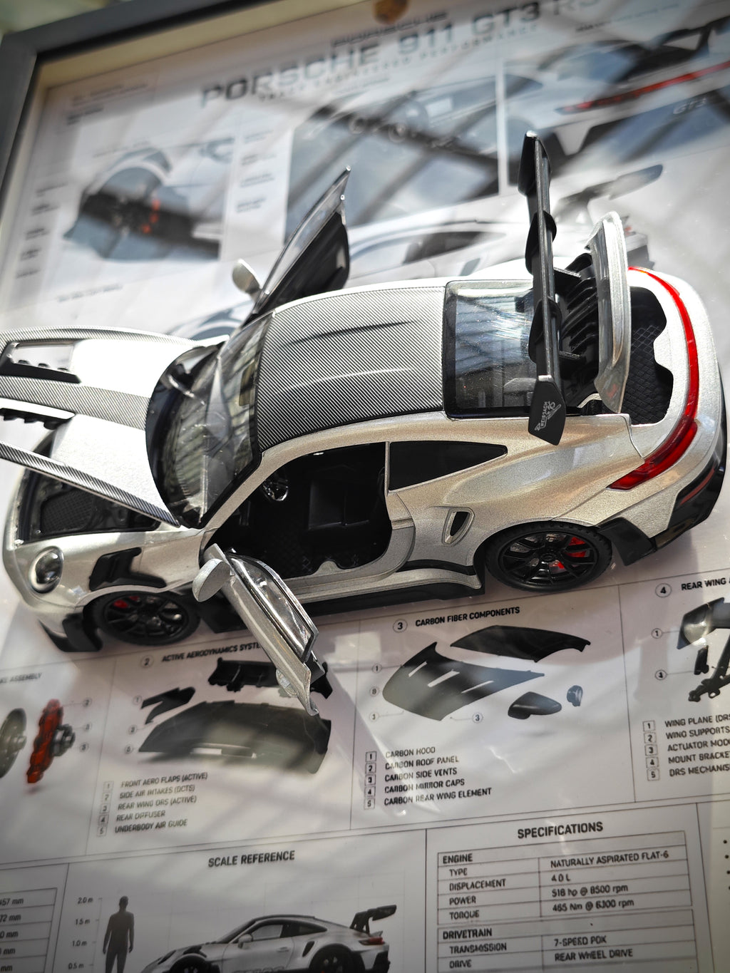 Cuadro Decorativo 3D Porsche 911 GT3 RS