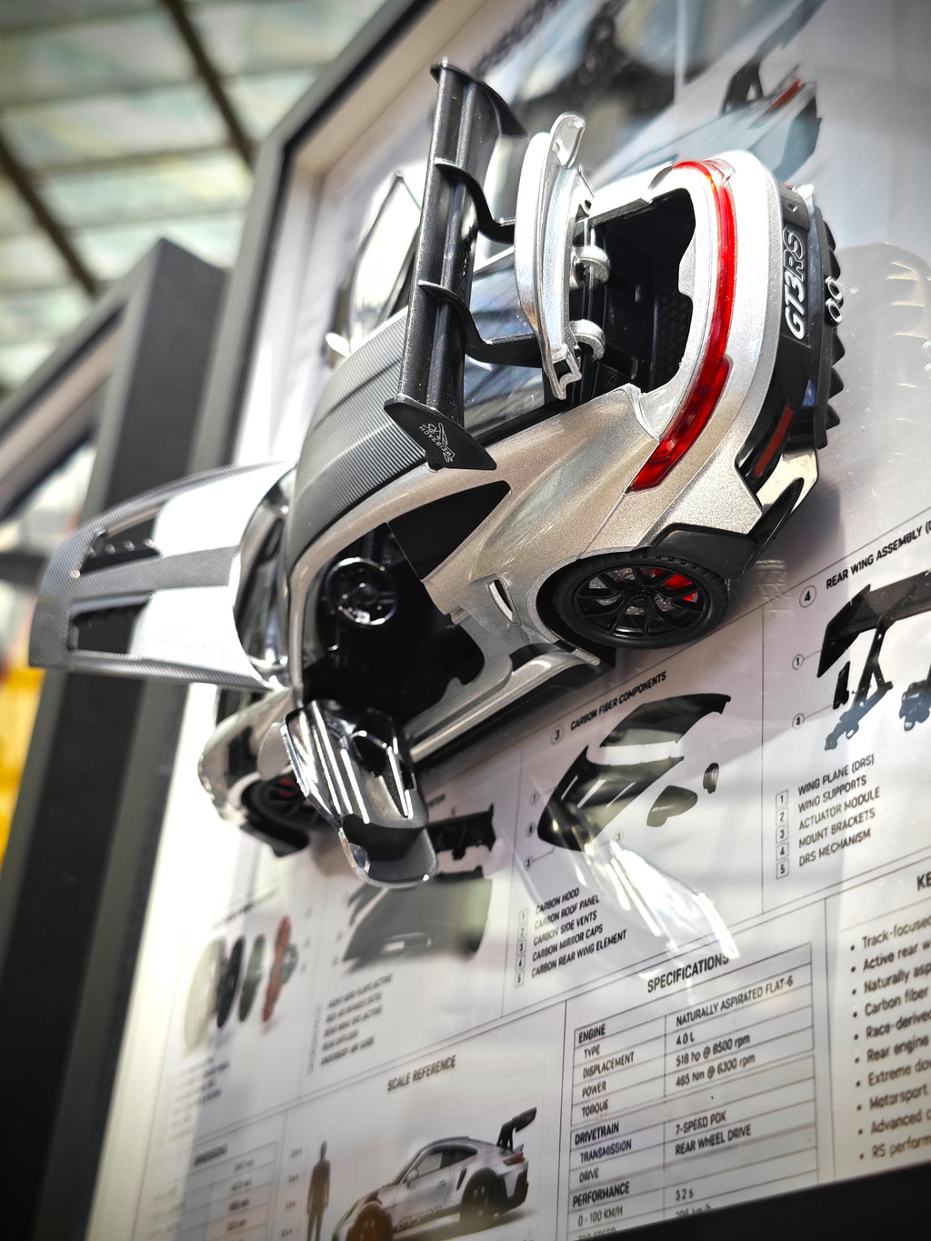 Cuadro Decorativo 3D Porsche 911 GT3 RS