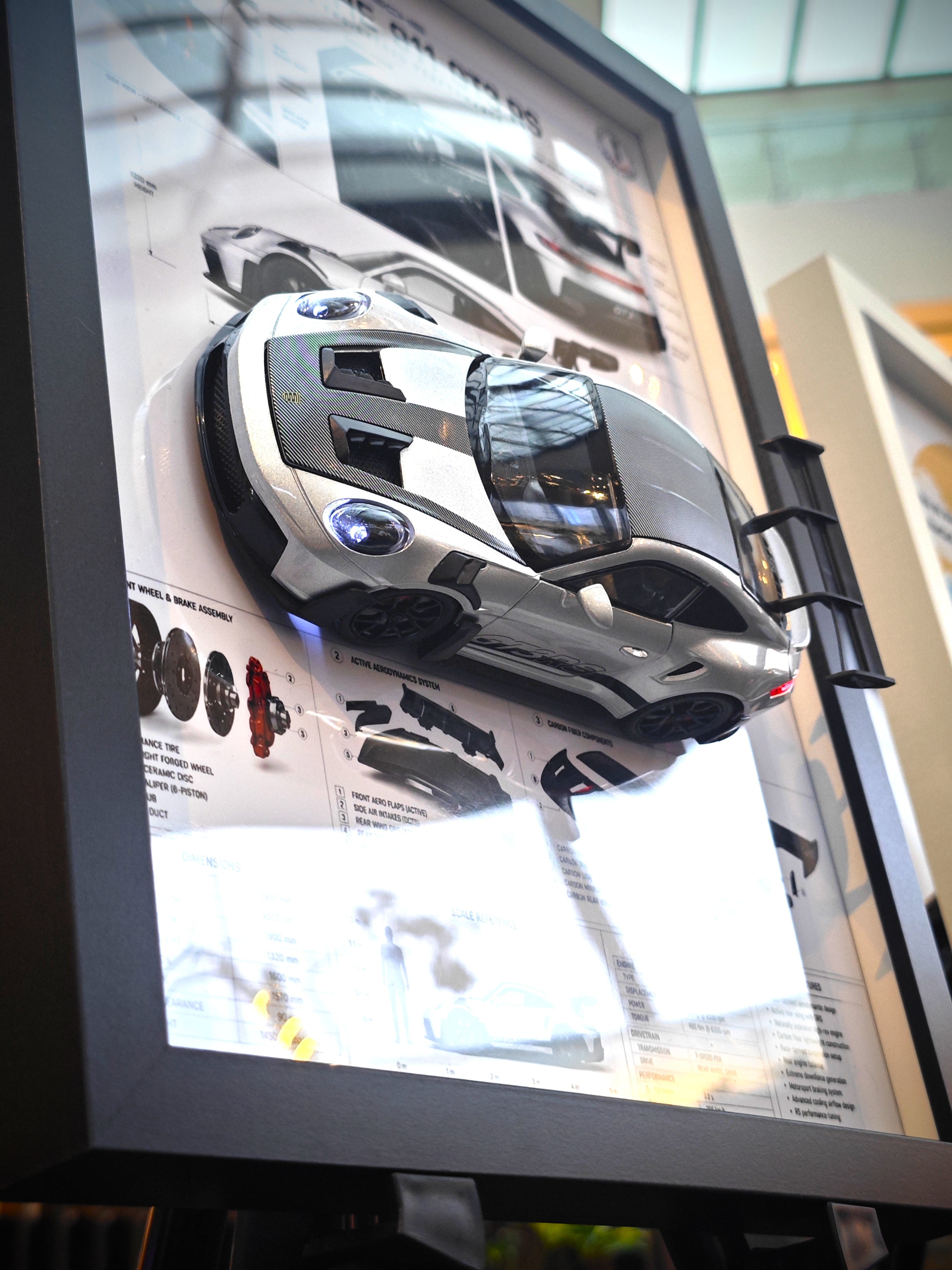 Cuadro Decorativo 3D Porsche 911 GT3 RS