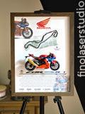 Cuadro en 3D Honda CBR1000RR-R Fireblade SP – Circuito de Assen