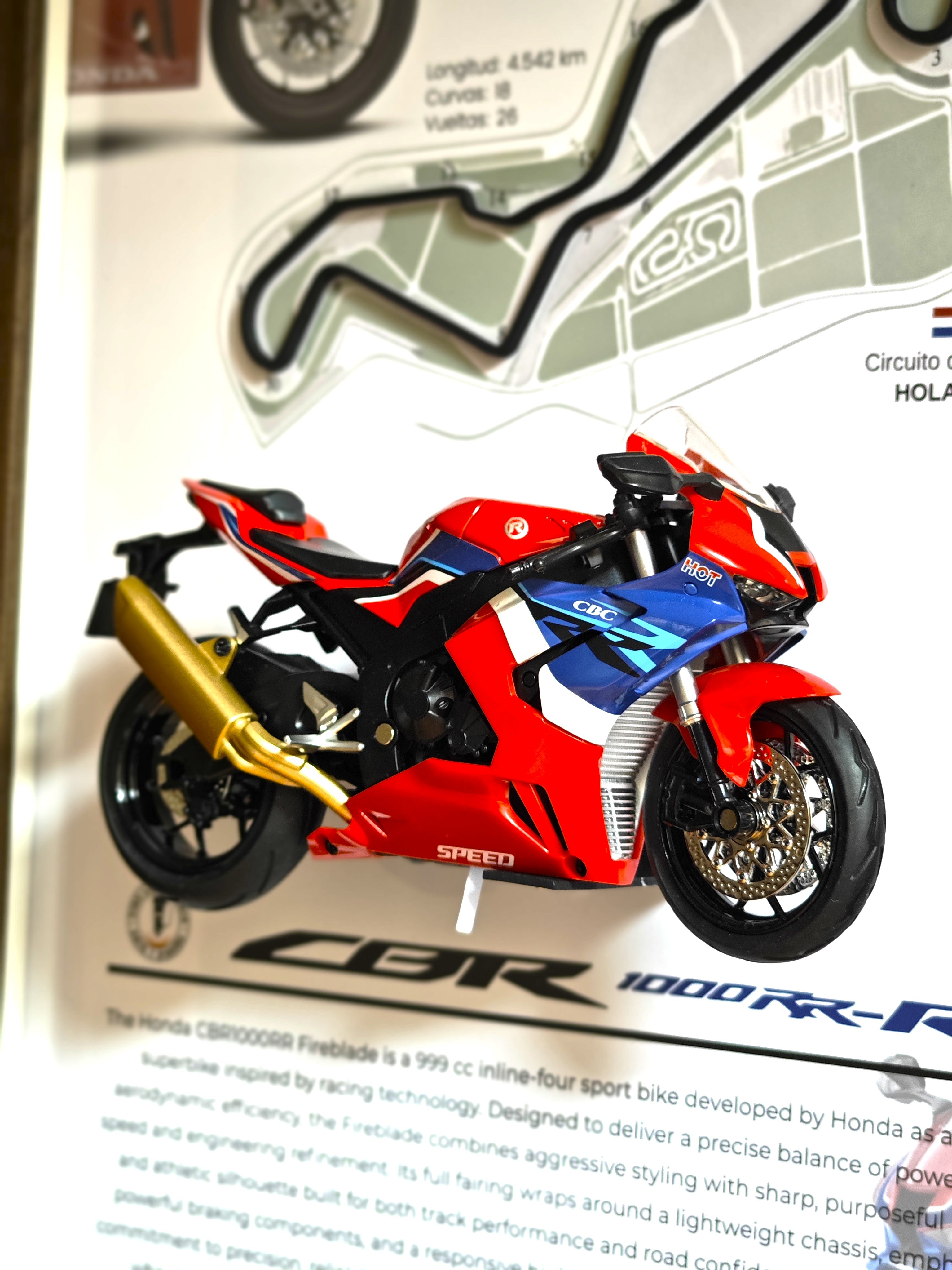 Cuadro en 3D Honda CBR1000RR-R Fireblade SP – Circuito de Assen