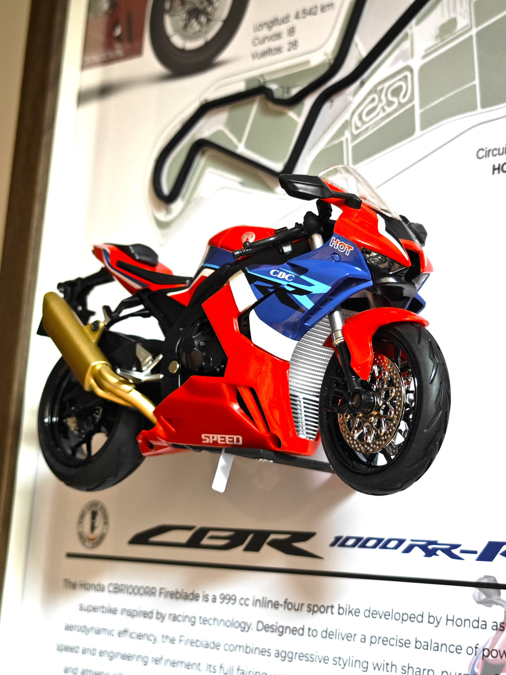 Cuadro en 3D Honda CBR1000RR-R Fireblade SP – Circuito de Assen