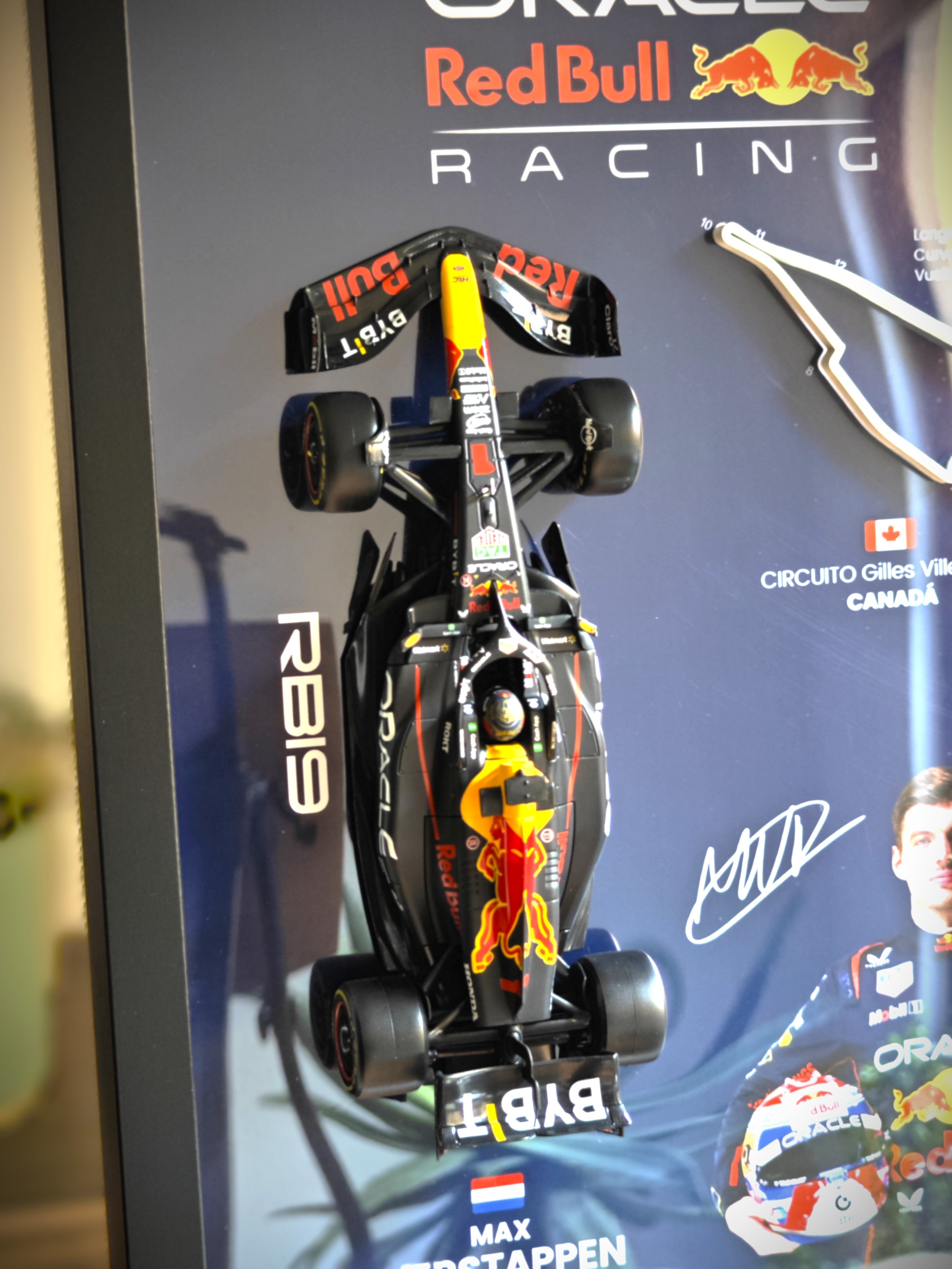Cuadro Decorativo 3D Max Verstappen – GP de Canadá 2023